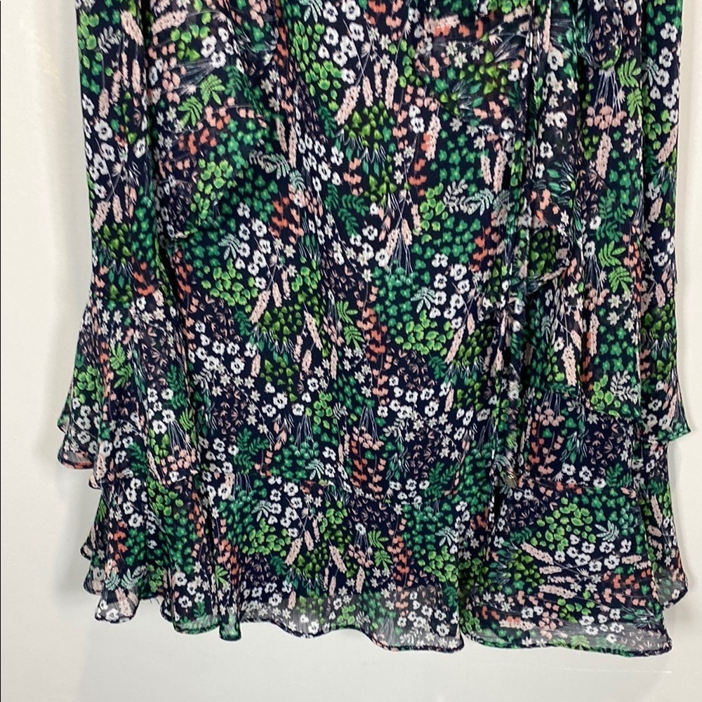 Tommy Hilfiger Floral Mini Dress Flutter Sleeve Size 14 Spring - Picture 7 of 14